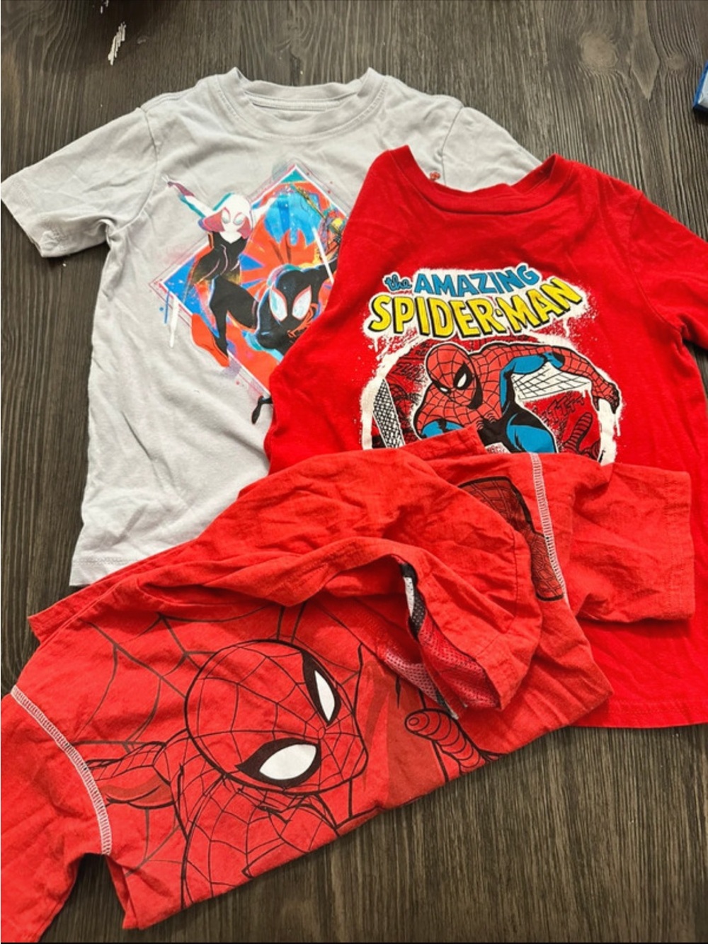Spider-Man Tee shirts (Lot of 4)